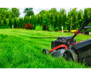 Which machinery is most suitable for mowing lawns?